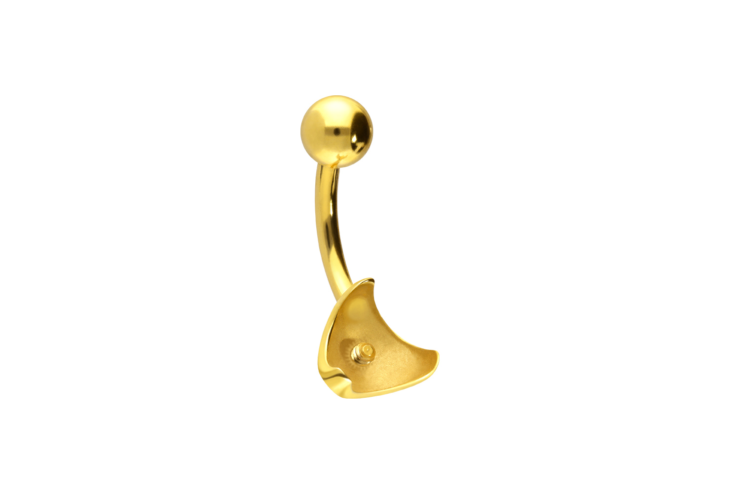 Titan Bananabell Piercing mit Innengewinde